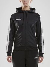 Craft Hoodie Fullzip Pro Control black/white Women